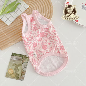 Ultra-Thin Pure Cotton Summer Vest for Hairless Cats Breathable Short-Sleeve Strap Design High Elasticity Pet Clothing