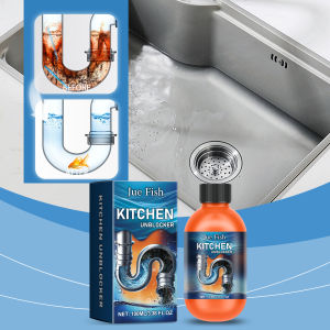 Drain Cleaner for Kitchen Sink Bathroom Pipe Clog Remover 100ml Fast Acting Sewer Opener Liquid Hair Grease Hard Water Deposits