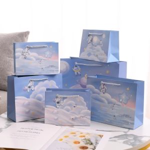 Paper Bag Astronot | Goodie Bag | Tas Souvenir | Tas Ulang Tahun