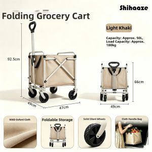 SHIHAOZE | Folding Portable Shopping Cart