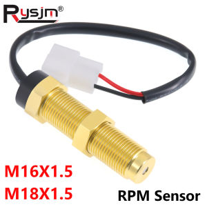 Outboard Motor RPM Gauge Sensor Tachometer Sensor M16*1.5 M18*1.5 Diesel Engine M16 M18 Tacho Sender For 52mm/85mm Tachometers
