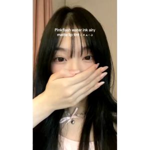 PINKFLASH (L15) LIGHTWEIGHT LIP TINT WaterColor Water Ink Soft Airy Matte Lip Tint Transfer-proof High Pigment Moisture Non-sticky LonG LASTING