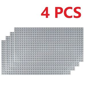 4PCS Classic Baseplates 32x32 16X32 Dots Building Blocks Bricks Base Plates DIY Plastic Board Blocks MOC City Construction Toys