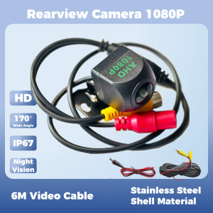 AHD 1920*1080P Car Rear View Camera - Full HD Night Vision 170° Fisheye Lens Vehicle Reversing Camera