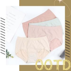 QJshop สุดคุ้ม กางเกงในผู้หญิง งานผ้าลื่นมันใส่สบาย เนื้อผ้ายืดได้อีก ขอบไม่แข็งไม่รัดเนื้อ โทนสีเรียบแถมราคาถูกมากก สั่งเลย