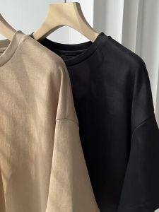 【Buy1 take2】Girdear Short Sleeve Crew Neck Solid Color Backless T-shirt for Women Summer Hollow Out Design Casual Wear Top for Gym Workout