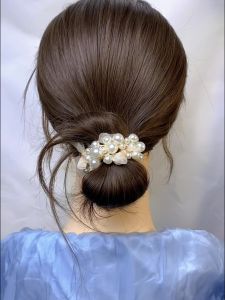 Vòng Tay Hạt Dongda Gate Hai Mặt Cho Phụ Nữ Phụ Kiện Tóc Đuôi Ngựa Mềm Mại Đa Năng Vòng Đeo Tóc Cho Phụ Nữ