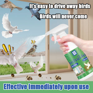 Birds dare not approach anymore CM Bird repellent outdoor Bird repellent Pigeons repellent Penghalau burung 500ml easy to use spray.Plant-based ingredients are chemical-free and safe repel all types of birds.Penghalau burung merpati bird repellent