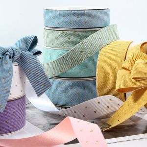 ริบบิ้นผ้าคอร์ดูรอยหน้ากากผีเสื้อทำมือสำหรับงานแต่งงาน ริบบิ้นผ้าซาติน DIY วัสดุบรรจุภัณฑ์กล่องของขวัญ ริบบิ้นผ้าใบ