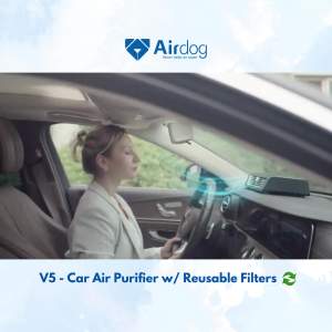 Airdog V5 Car Air Purifier with Reusable Filters