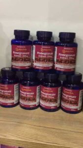 Viên uống trắng da chống nắng nội sinh tinh chất lựu Pomegranate Extract 250mg Puritan Pride - Mỹ