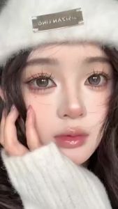Bio-essence 1Pair Natural Colored Contact Lenses for Eyes Brown Fog Pearl Lens Korean Lenses Eye Color Pupils Year