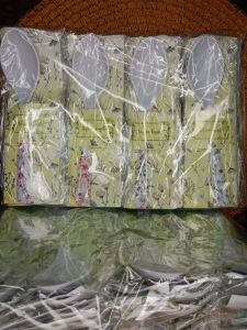 vania souvenir...Souvenir Sendok Makan Melamin Kemasan alas dan Plastik isi 50 pcs