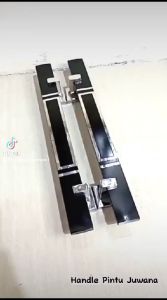 Set 2 Handle Pintu Rumah Minimalis Dan Body Kunci Pelor Gagang Tarikan Handle Pintu Rumah Motif Terbaru 60 cm