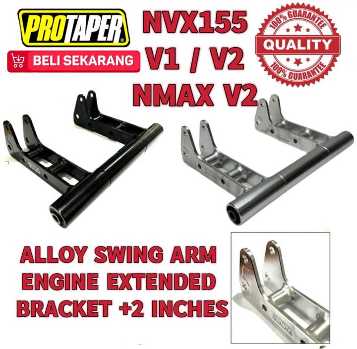 ORIGINAL PROTAPER +2INCI ARM NVX ENGINE BRACKET EXTENDER NVX V1 V2 NMAX ...