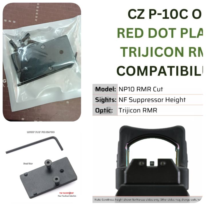 CZP10C MOUNT PLATE TAPAK KHAS UNTUK MEMASANG RED DOT SIGHT Lazada