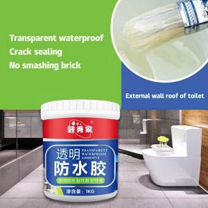 Keo quét keo chống thấm trong suốt bảo vệ vết nứt mái nhà sàn nhà vệ sinh máng xối mái tôn sàn nhà triệt để