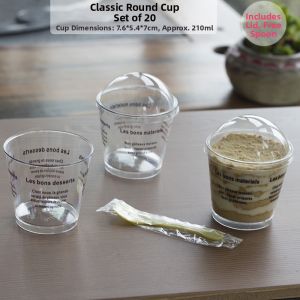 DOLO DAKING | Round and Square Dessert Cup
