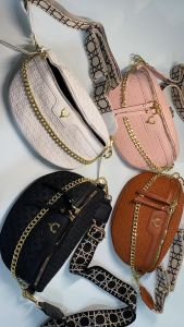 Tas Selempang Wanita Import PU Leather Waistbag Sling Bag Premium 2025