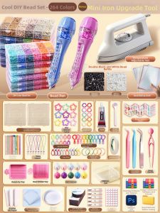 Childrens DIY Bead Crafting Toy Kit
