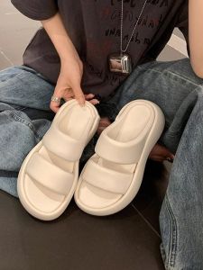 WANGGONGZHU | Comfortable Flat Bottom Princess Slippers Womens Summer Outdoor Sandals Anti-Slip Soft Sole Platform Flats Slip-On Shoes