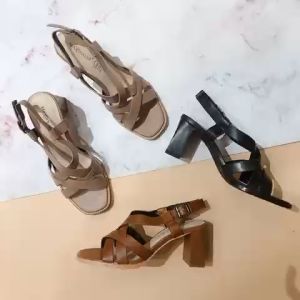 Sandal đế trụ 7cm - xăng đan nữ da thật toàn bộ Maxroller xuất Nhật siêu êm mềm phom ôm chân che khuyết điểm (ảnh thật)