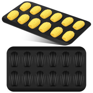 Madeleine เหล็กคาร์บอนแม่พิมพ์เค้กรูปเปลือกหอย Baking PAN ช็อกโกแลตคุกกี้บิสกิตแม่พิมพ์อุปกรณ์ครัว Handmade Bakeware เครื่องมือ