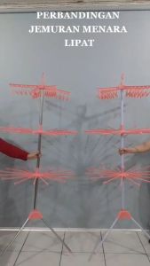 Rak Jemuran Baju 3 Tingkat & Jemuran Baju Model Menara 3 Susun