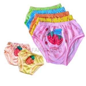 ISI 12 PCS Cd Celana Dalam Anak Perempuan Motif strawberry LUSINAN Grosir/CD sempak anak cewek 2-8th