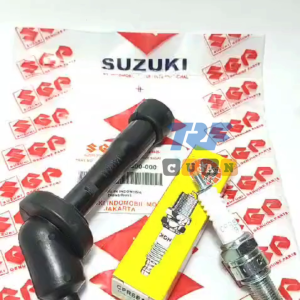 Tutup Busi + Busi NGK CPR6EA-9 Satria FU 150 Cop Cangklong Satria FU Kepala Busi Suzuki Satria F150