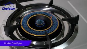 Chelstar - X118J - Stainless Steel Gas Stove / Low Pressure Stove / 2-Burner / Gas Cooker / Rinnai Gas Stove / Rubine Hob / Dapur Milux / Electrolux Gas Stove