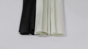 White 600 Deg.C Fiberglass Tube 1mm ~ 40mm High Temperature Chemical Glass Fiber Braided Sleeve Soft Wire Pipe Protector