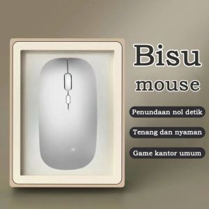 Mouse Wireless 2.4G Receiver USB untuk PC Laptop