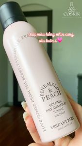 Xịt khô phồng tóc VERDANT PARK dầu gội khô kiềm dầu lâu bết mùi Đào đen hồng Pinkmelo Peach Verdantpark VDPK01 | COSKIN