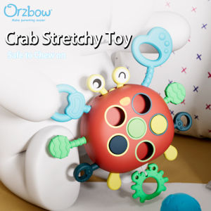 Orzbow Baby Pull String Finger Grasp Training Toys Newborn Baby Teether Educational Pull & Fun Toy For 0 - 3 Years Old