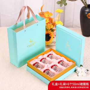 Freshly Prepared Blue Powdered Swallows Nest Packaging Box Ready to Eat Lotus Bottle 3-6 Bottles per Box Nest Divided Bottle