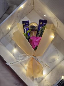 Mothers Day Bouquet Rose Soap Chocolates Gift Box Presents Hadiah Hari Ibu Bouquet boleh add on Plushy cute