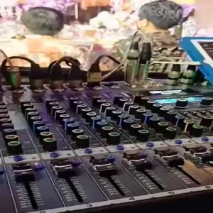 Joson Spider Plus 12 Channel Professional Powered Audio Mixer with 48+v Phantom Power