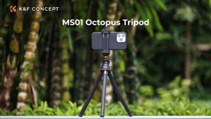K&F CONCEPT Flexible Octopus Claw Tripod MS01 Equipped With 360 PTZ Phone Clip And Bluetooth Remote Control