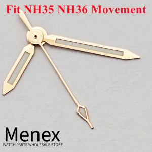 Menex Sword-Shaped Luminous Watch Hands Multi-Color Compatible with NH34 NH35 ETA2824 2836 Miyota82 DG Mechanical Watch Mod Repl