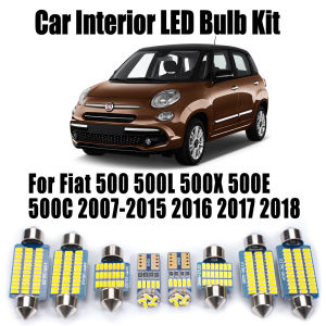 Canbus Car Accessories For Fiat 500 500L 500X 500E 500C 2007-2017 2018 Vehicle LED Interior Dome Trunk Light Reading Lamp Kit