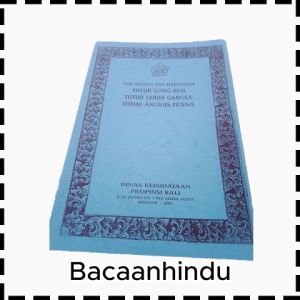 Buku Tutur Gong Besi Lebur Gangsa Angkus Prana Agama Hindu Dinas Kebudayaan Provinsi Bali