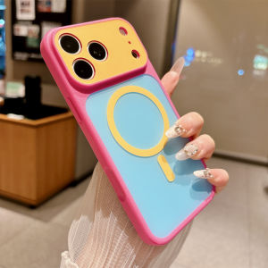 Full Coverage Shockproof Magnetic Phone Case Multicolor Ins Style