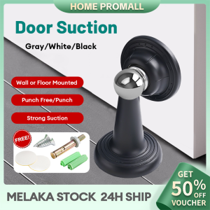 Door Suction Stainless Steel Magnetic Door Stopper Self-Adhesive Anti Collision Silent Suction Home Room Doorstop