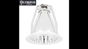 Olympus LED Round Vertical Recessed Pinlight Housing w/ Beehive Reflector E27 Fixture 4 inches / 6 inches