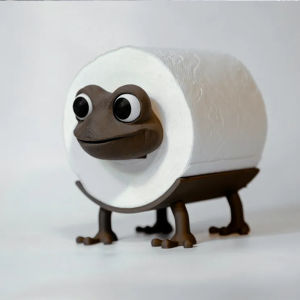Dinosaur Toilet Roll Holder Funny Animal Toilet Paper Holder Free Paper Standing Bathroom Set 3D Printed Dog Paper Roll Holder