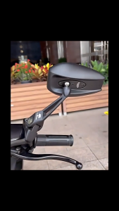 Motorcycle Side Mirror Street King Anti-glare Street King Adjustable Blue Lens Made IN Thailand