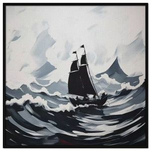 Tranh phong cảnh thuận buồm xuôi gió. Tranh treo tường dán tường Canvas. CGI-225