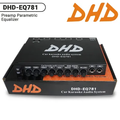 DHD-EQ781 Equalizer Parametrik Karaoke Audio Mixer Kontroler & Interface Audio