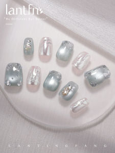 LANTINGFANG | Handmade Short Wearable Nails